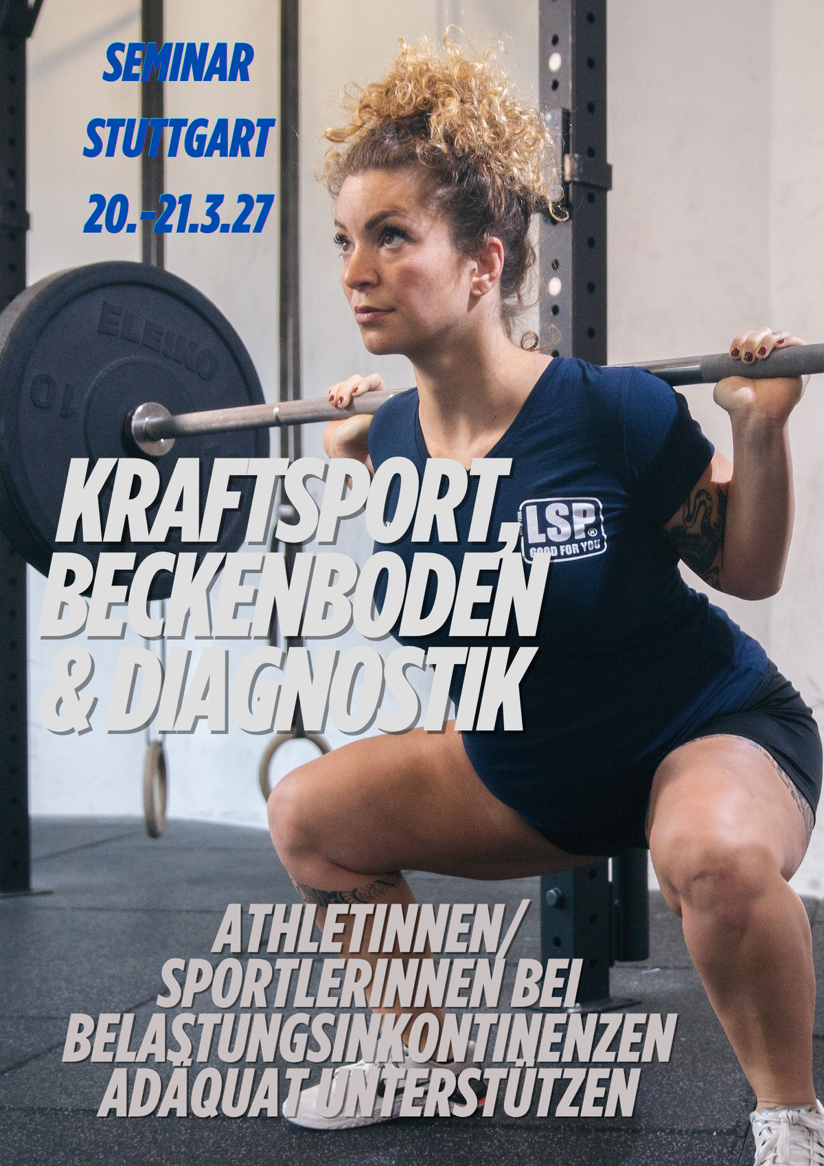 Kraftsport, Beckenboden & Diagnostik - Athletinnen/ Sportlerinnen bei Belastungsinkontinenzen adäquat unterstützen